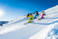 Skifahren Familie