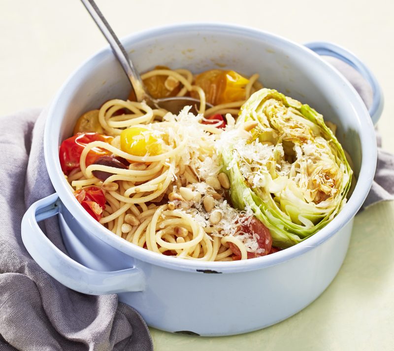Spaghetti mit Pecorino