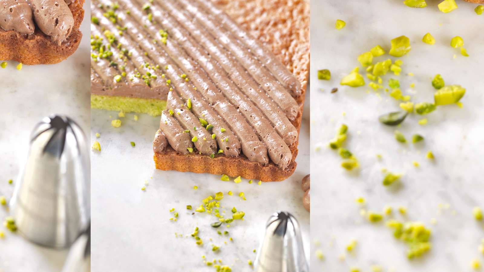 Pistazien-Torte mit Nougatmousse - maxima