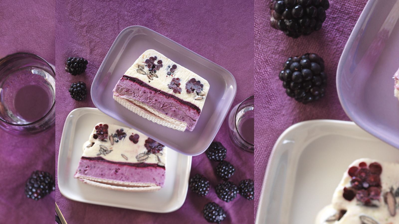 Brombeer-Joghurt-Parfait